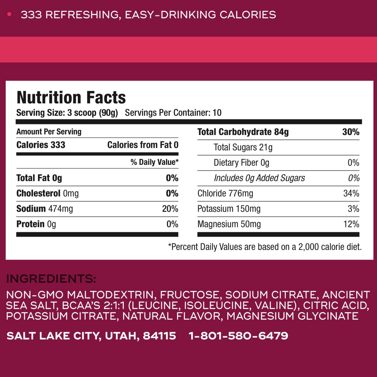 333 - HalfEvil                       High-Carb Endurance Fuel