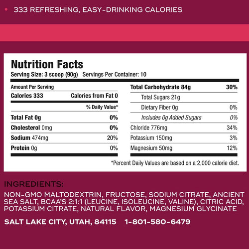 333 - HalfEvil                       High-Carb Endurance Fuel