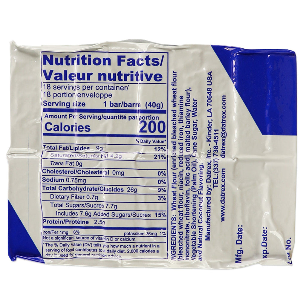 Datrex 3600 Calorie Emergency Food Bar